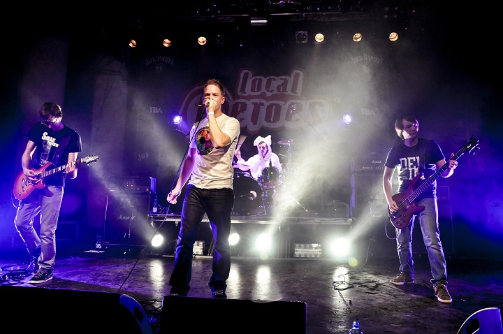 1Way2Go – Die Band beim Konzert in Teisendorf